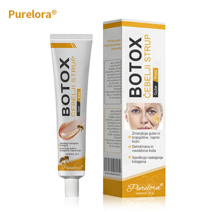 🔥Zadnji dan razprodaje: 70 % popust - krema proti gubam Purelora® Botox s čebeljim strupom
