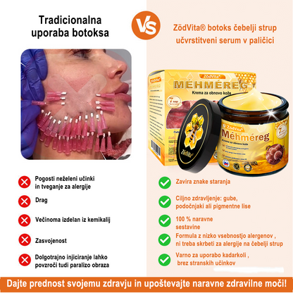 ✨ ZödVita® krema za obnovo kože s čebeljim strupom 🔥 Naravno sredstvo proti staranju, učvrsti kožo, zmanjša gube – 50 ml
