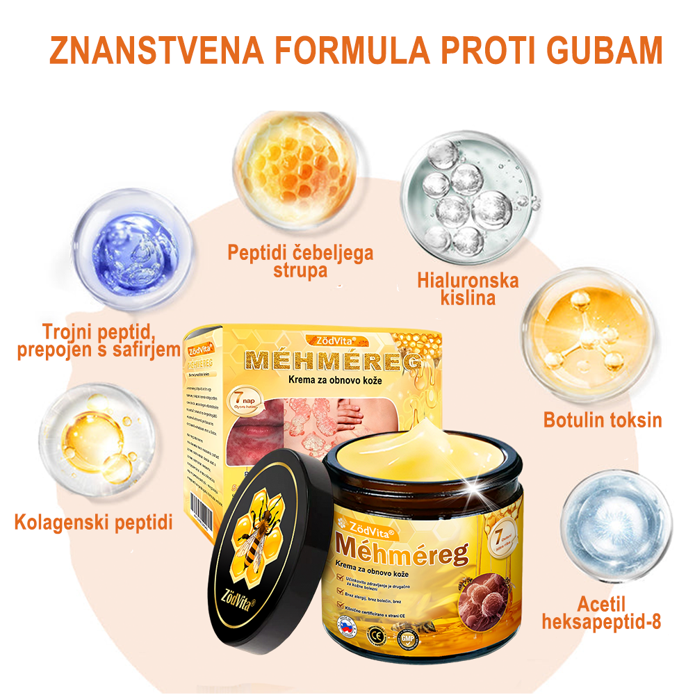 ✨ ZödVita® krema za obnovo kože s čebeljim strupom 🔥 Naravno sredstvo proti staranju, učvrsti kožo, zmanjša gube – 50 ml