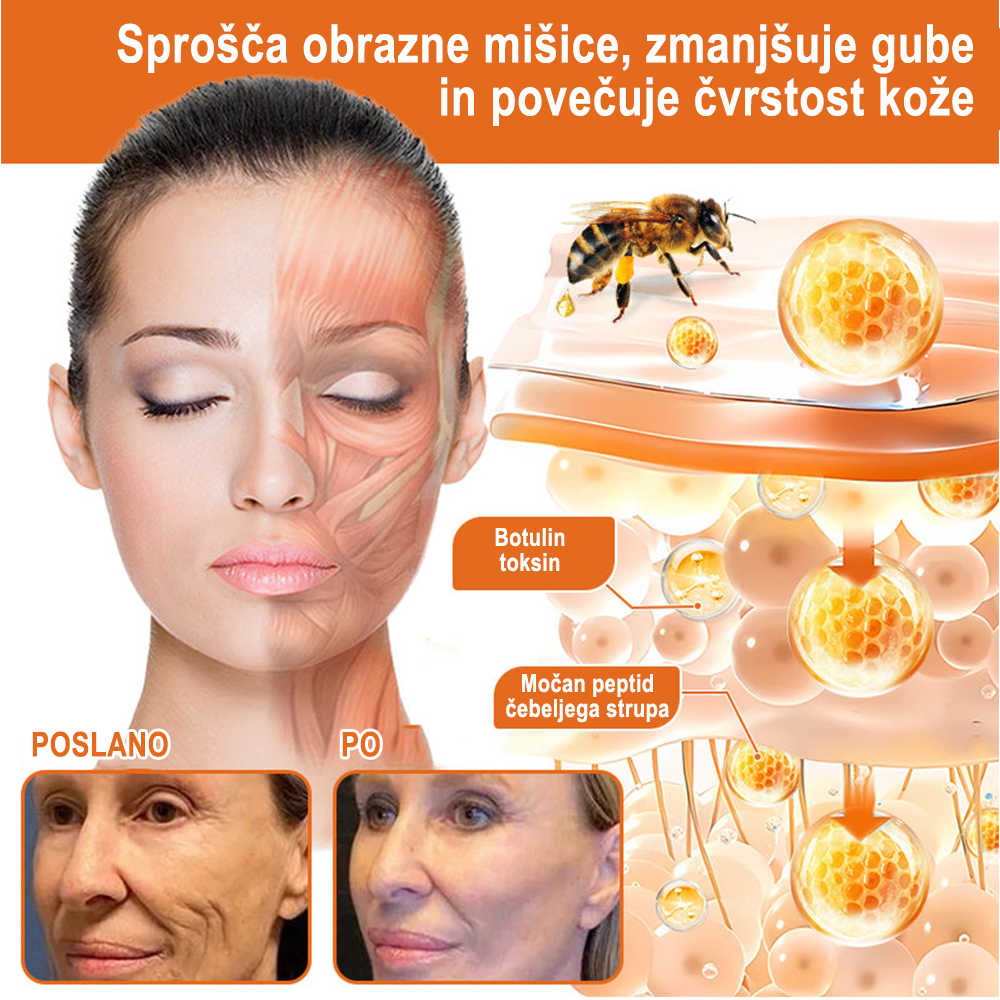 ✨ ZödVita® krema za obnovo kože s čebeljim strupom 🔥 Naravno sredstvo proti staranju, učvrsti kožo, zmanjša gube – 50 ml