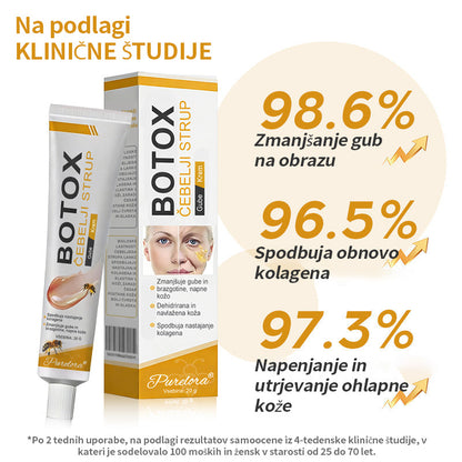 🔥Zadnji dan razprodaje: 70 % popust - krema proti gubam Purelora® Botox s čebeljim strupom