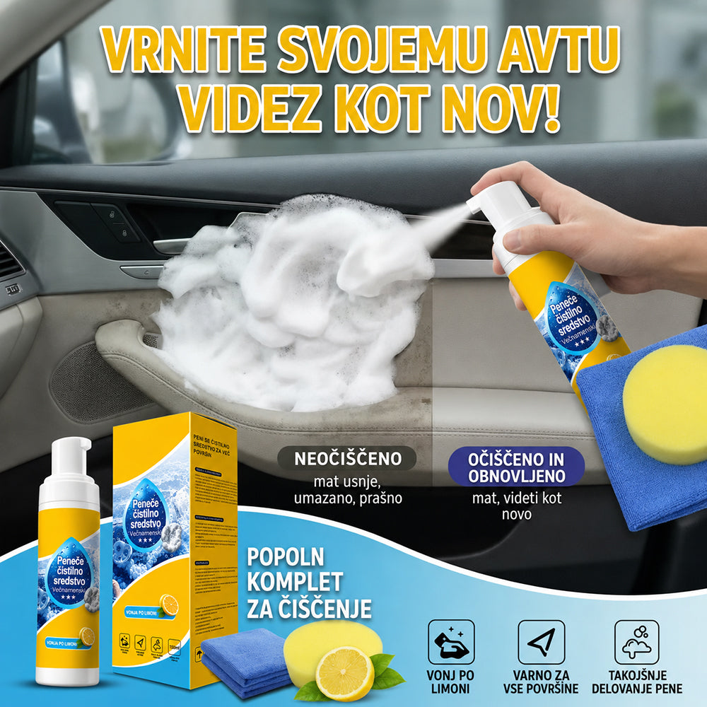 🫧Zadnji dan – 80 % popust💦 Čistilna pena z več encimi 4 v 1