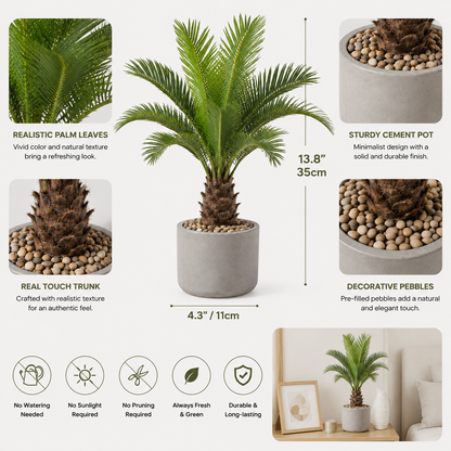 rwwltzju® Mini Desert Palm Tree