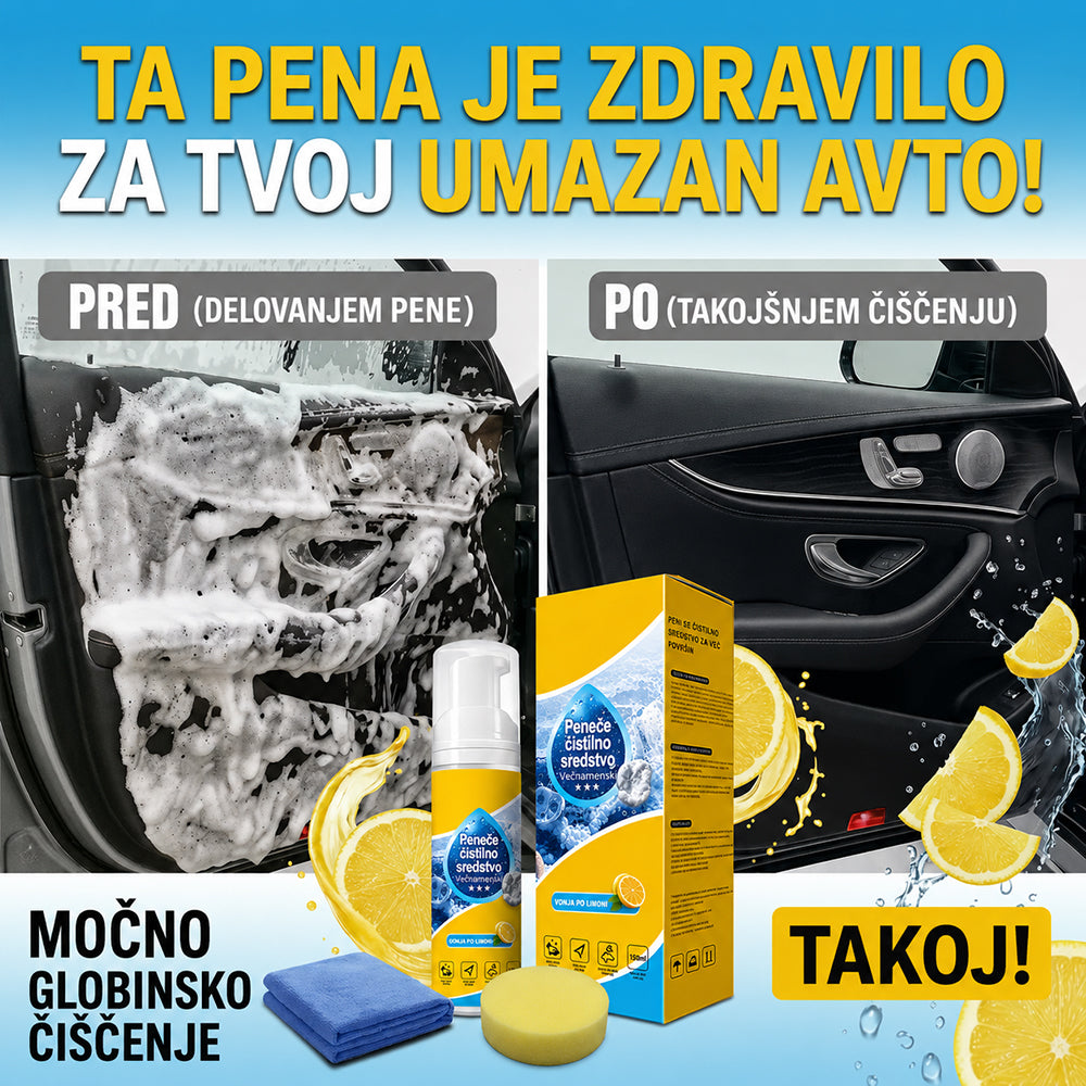 🫧Zadnji dan – 80 % popust💦 Čistilna pena z več encimi 4 v 1