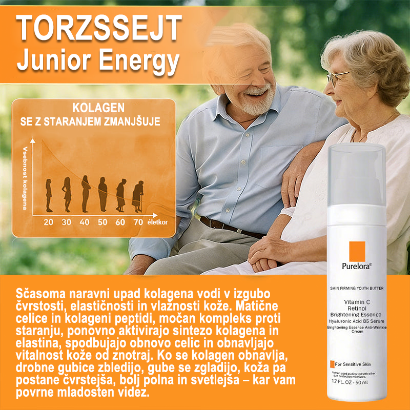 Purelora® revitalizacijska krema z izvlečkom matičnih celic EGF in bakrovim peptidom (globoko aktivira notranjo regeneracijo kože, jo naredi bolj čvrsto in gladko)