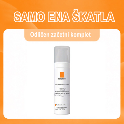 Purelora® revitalizacijska krema z izvlečkom matičnih celic EGF in bakrovim peptidom (globoko aktivira notranjo regeneracijo kože, jo naredi bolj čvrsto in gladko)