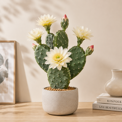 rwwltzju® Desert Bloom Cactus Flower