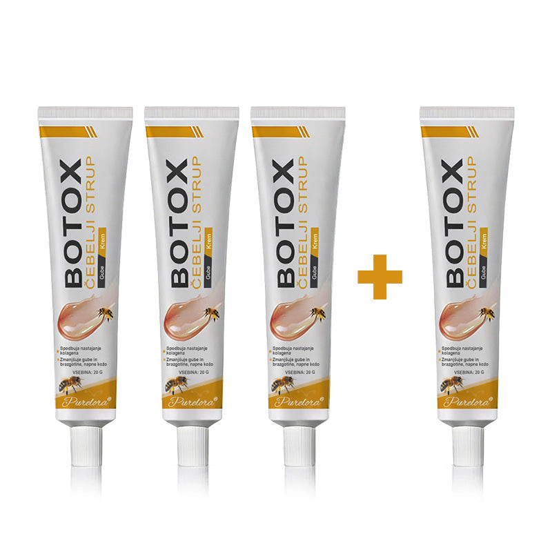 🔥Zadnji dan razprodaje: 70 % popust - krema proti gubam Purelora® Botox s čebeljim strupom