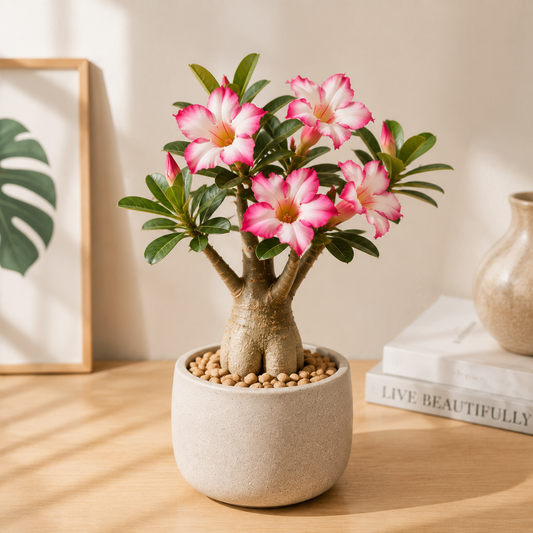 rwwltzju® Mini Desert Rose Plant